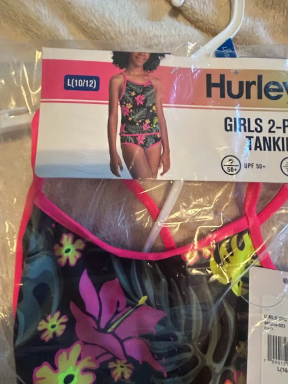 New! Hurley Girls 2-Piece Tankini - fun and sylish!
